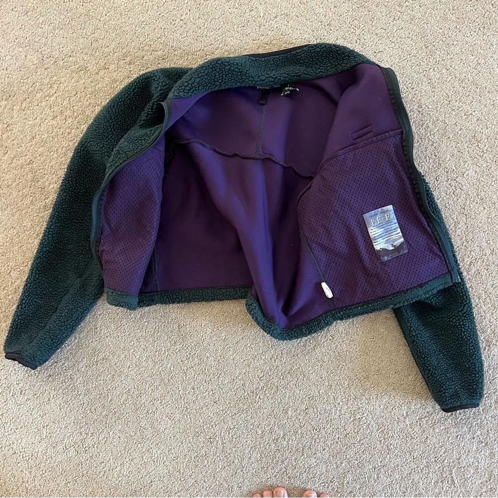 Vintage cropped patagonia fleece jacket - Picture 5 of 6